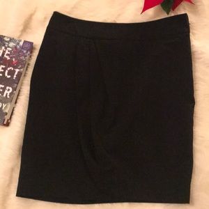 Black skirt with pleats